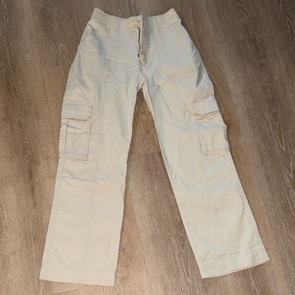 Abercrombie & Fitch Light Beige Cargo Pants